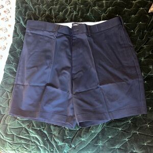 Lands' End Dark Blue Traditional Shorts